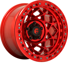 Fuel 17x9 D121 Unit Beadlock Candy Red -15mm