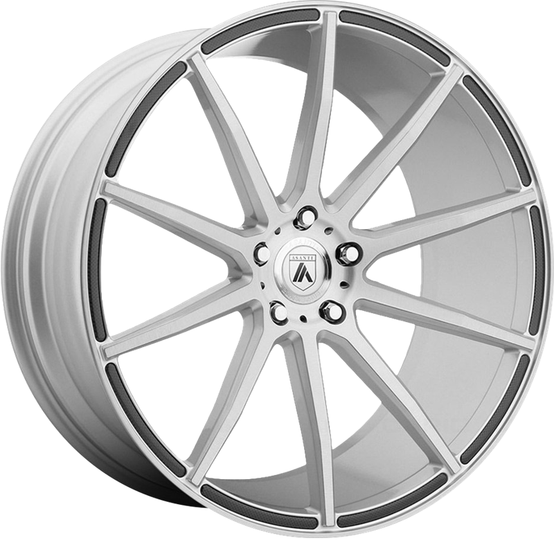 Asanti 20x10 ABL-20 Aries Brushed Silver +45mm