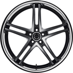 Asanti 20x10 ABL-7 Machined Face w/ Stainless Steel Lip +45mm