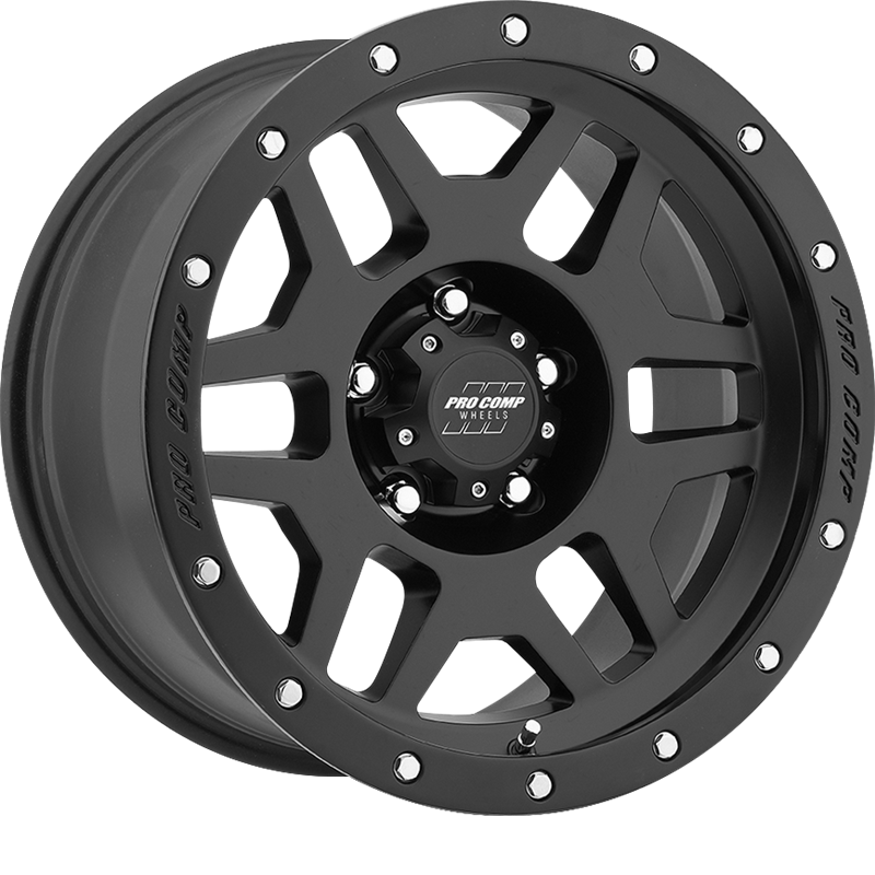 Pro Comp 20x9 PA41 Phaser Satin Black +6mm