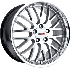 Cray 20x10.5 Manta Hyper Silver w/ Mirror Cut Lip +65mm