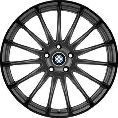 Beyern 19x9.5 Aviatic Matte Gunmetal w/ Gloss Black Lip +25mm