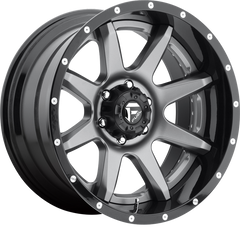 Fuel 20x10 D238 Rampage Matte Gunmetal w/ Black Bead Ring -19mm