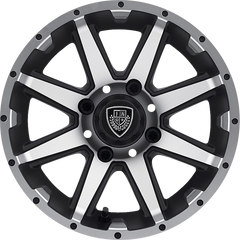 Fairway Alloys 12x6 FA135 Rebel Matte Black Machined -23mm