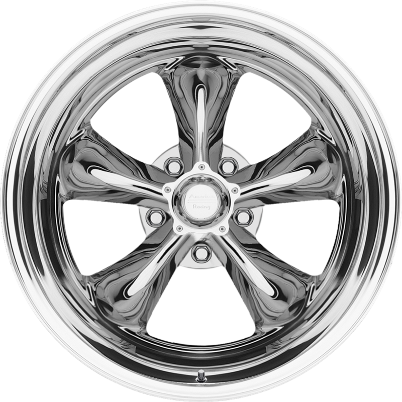 American Racing 17x8 VN405 Custom Torq Thrust Polished -18mm