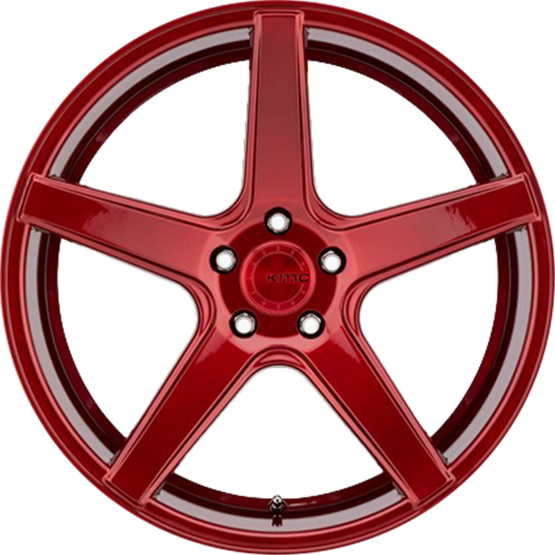 KMC 20x9 KM685 District Candy Red +25mm