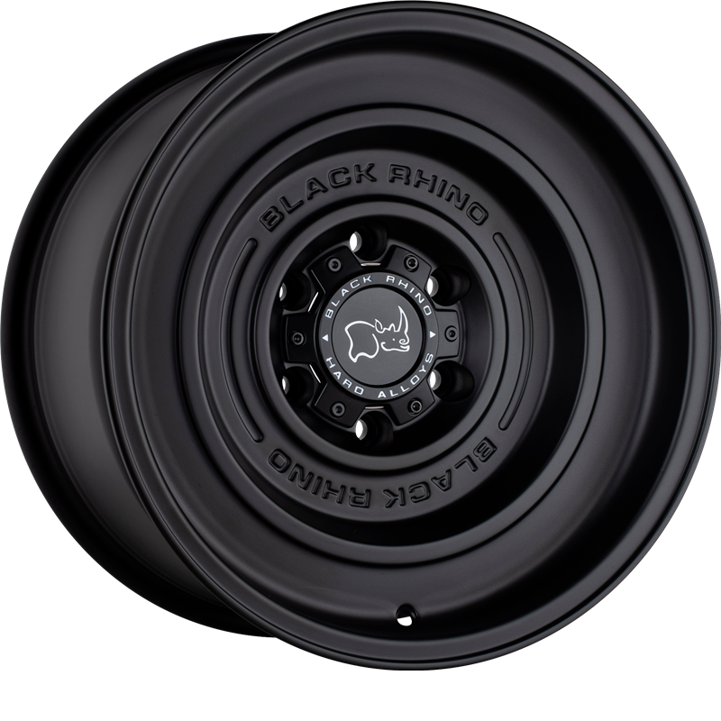 Black Rhino 17x9.5 Solid Matte Black -18mm