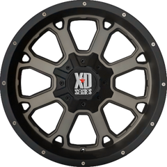 XD 20x9 XD825 Buck 25 Matte Black w/ Dark Tint +30mm