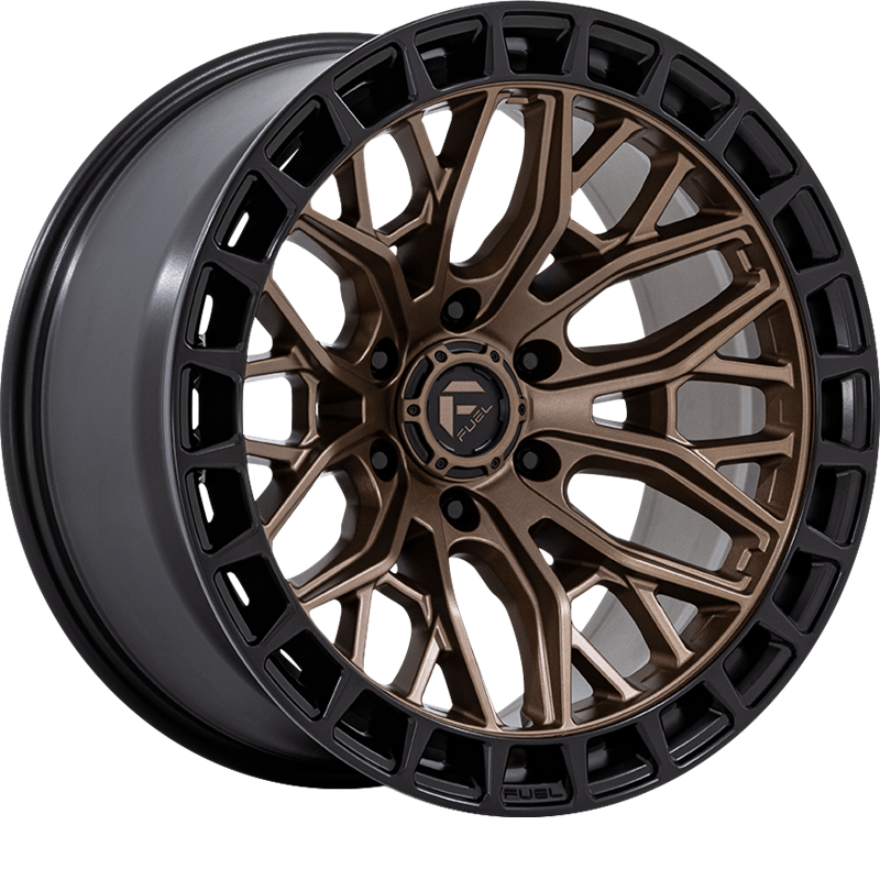 Fuel 17x9 FC869 Sigma Matte Bronze w/ Matte Black Lip -12mm
