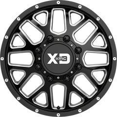 XD 17x6.5 XD843 Grenade Dually Gloss Black Milled -155mm