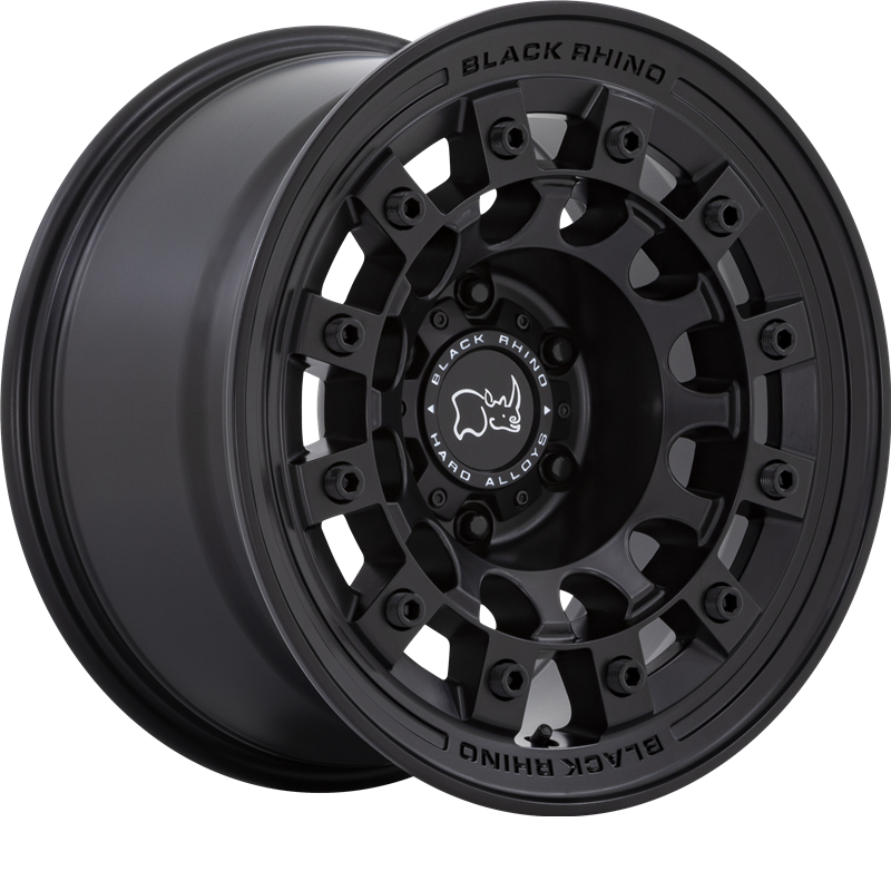 Black Rhino 17x9 Fuji Matte Black -12mm