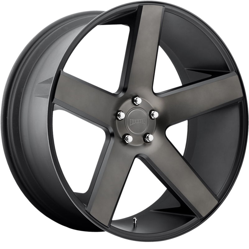 DUB 20x9.5 S116 Baller Matte Black w/ Double Dark Tint +30mm