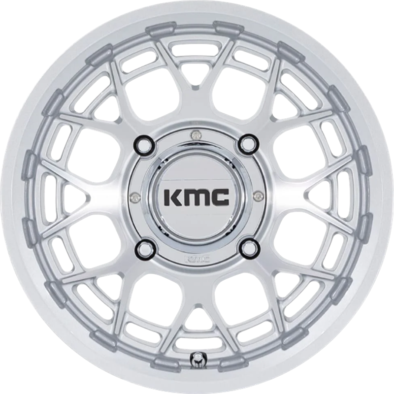 KMC Powersports 15x7 KS139 Technic UTV Gloss Silver Machined +38mm