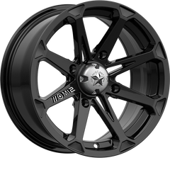 MSA Offroad Wheels 14x7 M12 Diesel Gloss Black +10mm