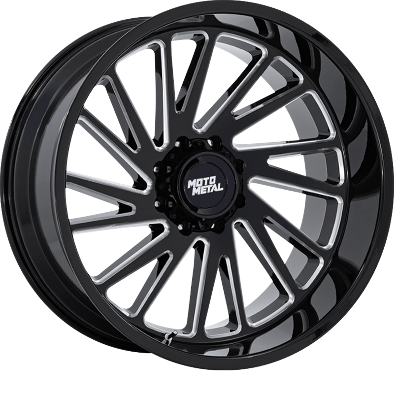 Moto Metal 20x10 MO811 Combat Gloss Black Milled -18mm