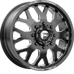 Fuel 20x8.25 DE19 FF19D Gloss Black Milled +105mm