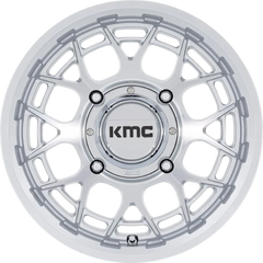 KMC Powersports 15x7 KS139 Technic UTV Gloss Silver Machined +38mm