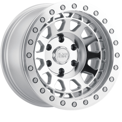 Black Rhino 17x8.5 Primm Beadlock Silver Machined +0mm