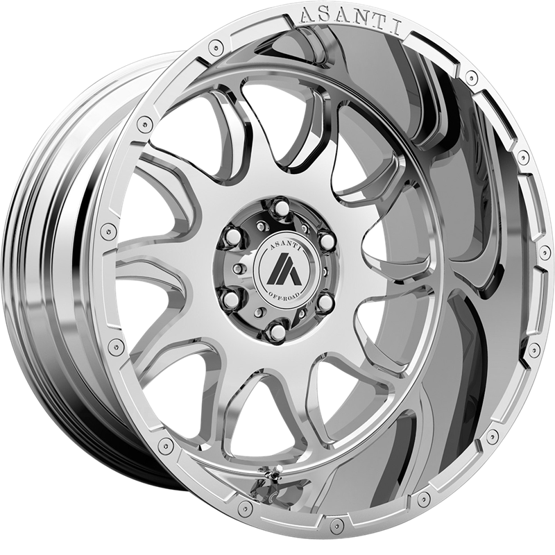 Asanti 20x9 AB810 Ballistic Chrome -12mm