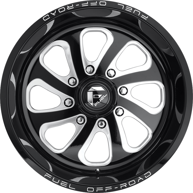 Fuel 20x9 D587 Flow Gloss Black Milled +1mm