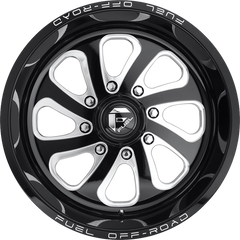 Fuel 20x9 D587 Flow Gloss Black Milled +1mm