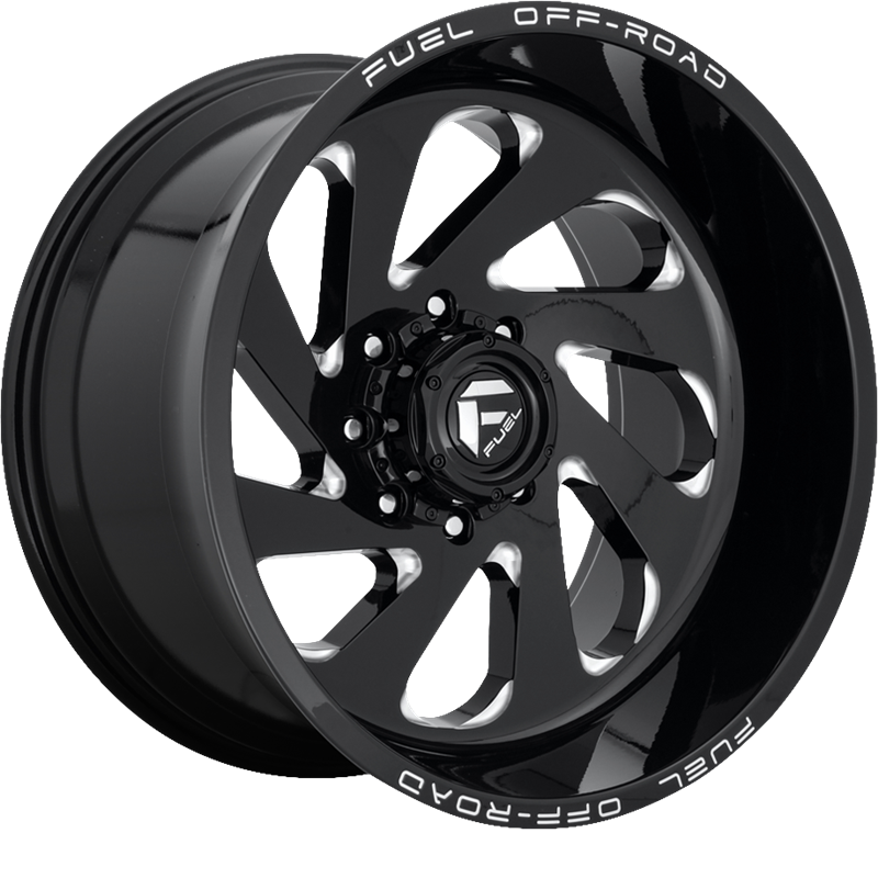 Fuel 20x12 D637 Vortex Gloss Black Milled -44mm