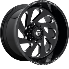 Fuel 20x12 D637 Vortex Gloss Black Milled -44mm