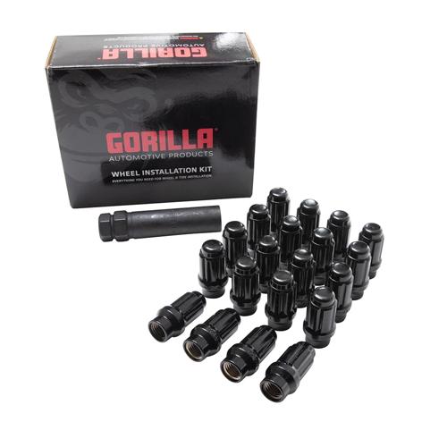 Gorilla Automotive Black 5-Lug 12-1.50 ET Spline WIK Pass
