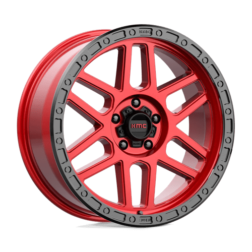 KMC 20x9 544 CANDY RED W/ BLACK LIP +00mm