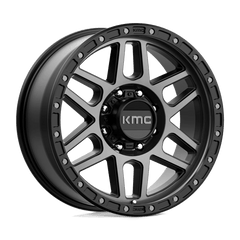 KMC 20x9 544 SATIN BLACK W/ GRAY TINT +00mm