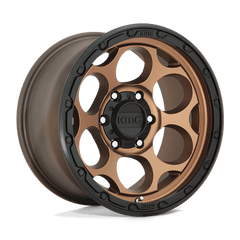 KMC 17x9 541 MATTE BRONZE W/ BLACK LIP +-12mm