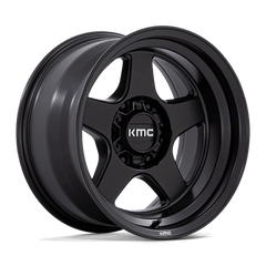 KMC 17x8 728 MATTE BLACK +18mm
