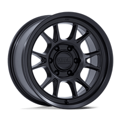 KMC 17x8 729 MATTE BLACK +-10mm