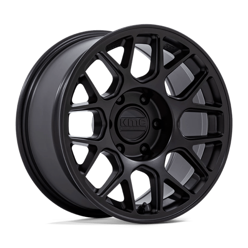KMC 17x8 730 MATTE BLACK +25mm
