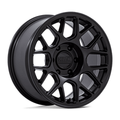 KMC 17x8 730 MATTE BLACK +25mm