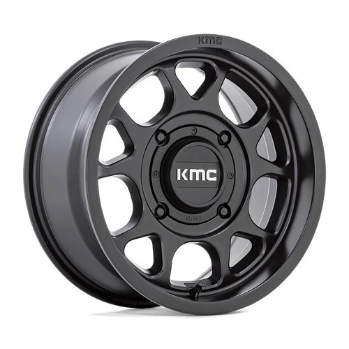 KMC Powersports 15x7 137 SATIN BLACK +10mm