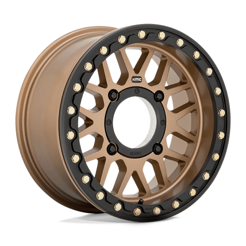 KMC Powersports 15x6 235 SATIN BRONZE +38mm