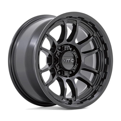 KMC 17x8 727 SATIN BLACK +0mm