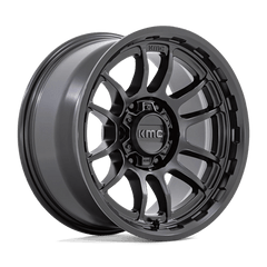 KMC 17x8 727 SATIN BLACK +0mm