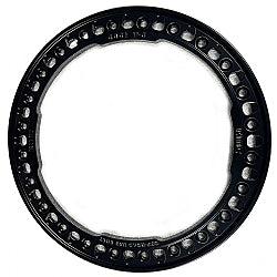 KMC 17" BL RING SLOTTED T6 - SATIN BLACK
