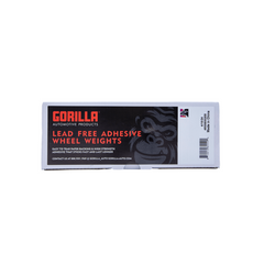 Gorilla Automotive 1/4 Oz L.P. 52-3 Oz Strips - Silver