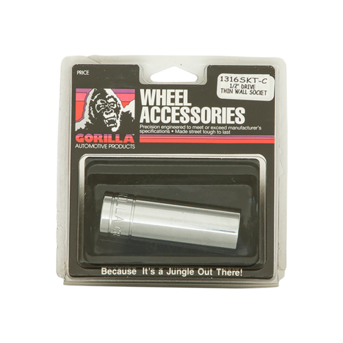 Gorilla Automotive 13/16" Hex Thin Wall Socket - Clam Pack