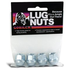 Gorilla Automotive Bulge OE Lug Nut 17mm 12x1.50 Zinc (Bag)