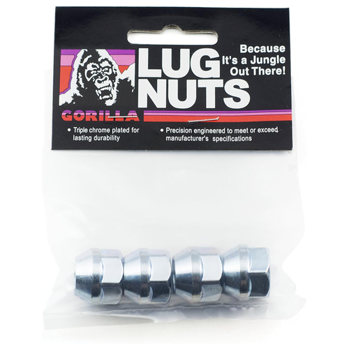 Gorilla Automotive Bulge OE Lug 3/4" 1/2 Zinc Bag