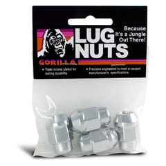 Gorilla Automotive Chrome Bulge HT Lug 3/4" 12-1.25 Bag