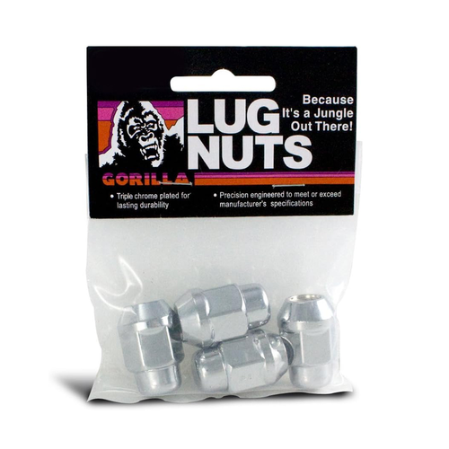 Gorilla Automotive Chrome Bulge HT Lug 3/4" 12-1.50 Bag