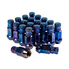 Gorilla Automotive Forged Closed-End Lug 3/4" 12-1.50 – Blue Titanium – Bulk Pack