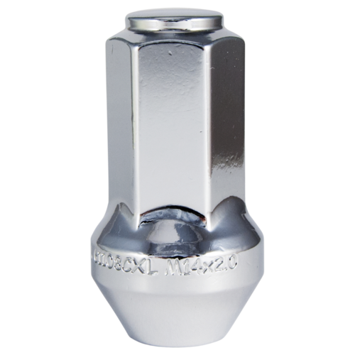 Gorilla Automotive Fact Style XL Lug 21MM 14-2.00 Chrome Bulk