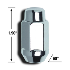 Gorilla Automotive Bulge XL Lug Nut 13/16" 1/2 Chrome Bulk