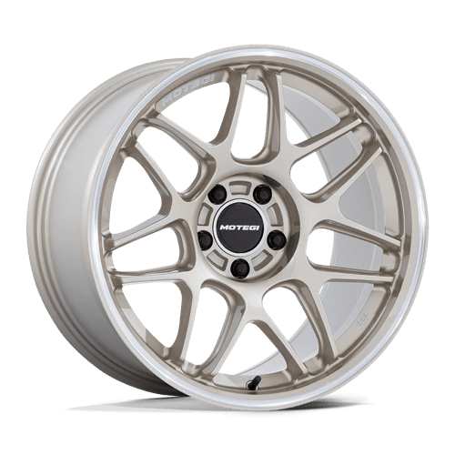 Motegi 18x9 158 MOTORSPORT GOLD W/ MACHINED LIP +35mm
